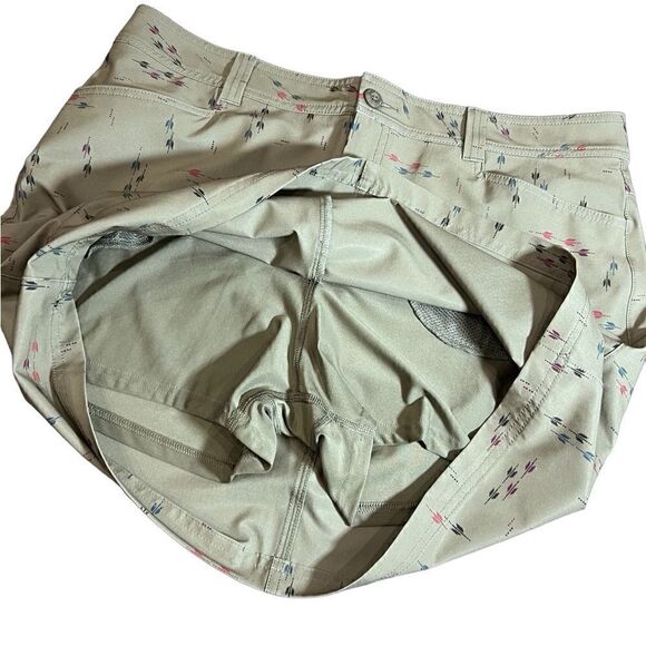 Eddie Bauer Womens Skort olive green Adventurer 2.0 Active size 12 - Picture 5 of 12